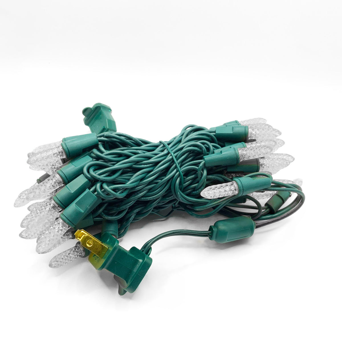 Holidynamics M8 & T5 LED Light Sets, Green Wire, 4" Spacing — Case Packs