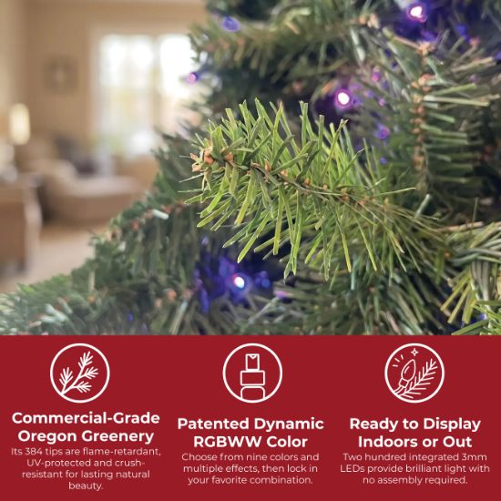 Holidynamics 48" Pre-Lit Potted Tree