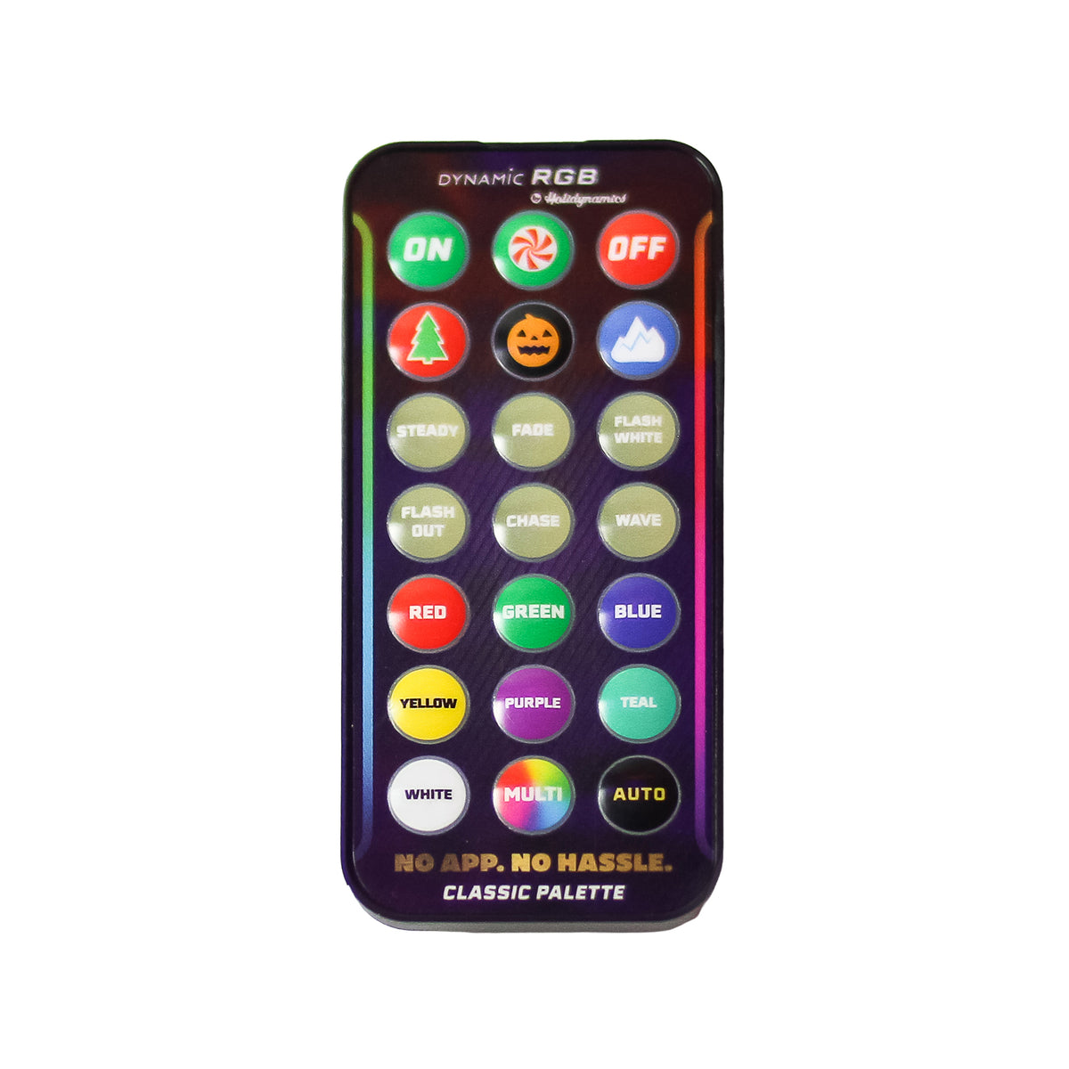 Holidynamics Dynamic RGB / RGBWW Remote — AAA Batteries — Dynamic RGB