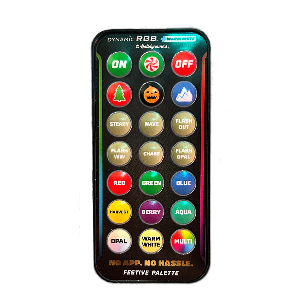 Holidynamics Dynamic RGB / RGBWW Remote — AAA Batteries — Dynamic RGBWW