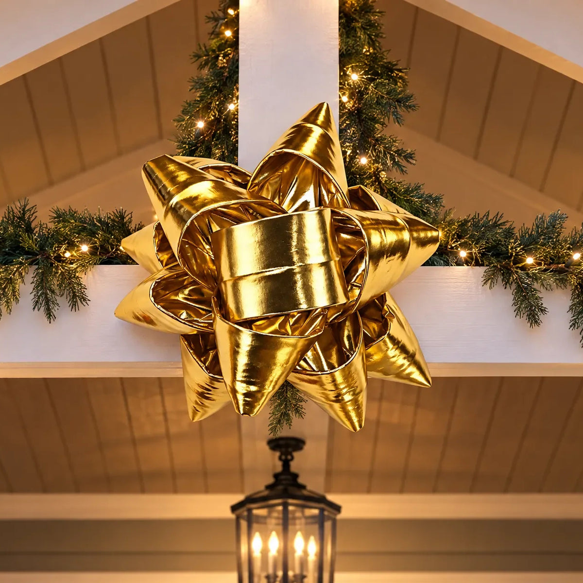 Holidynamics 18" Star Bow — Gold