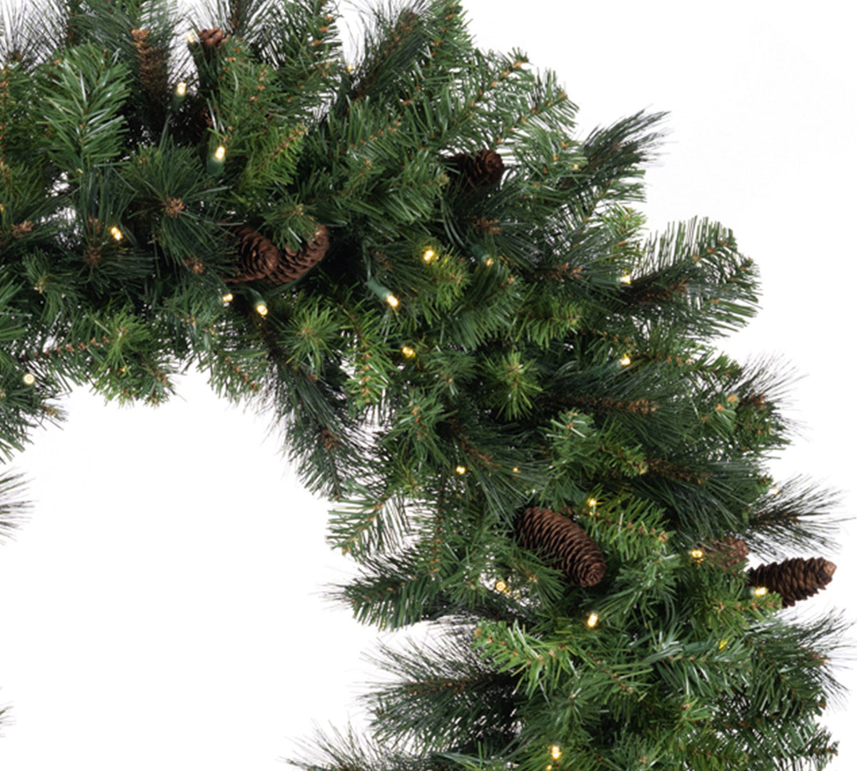 Holidynamics Mixed Noble Wreath, Warm White