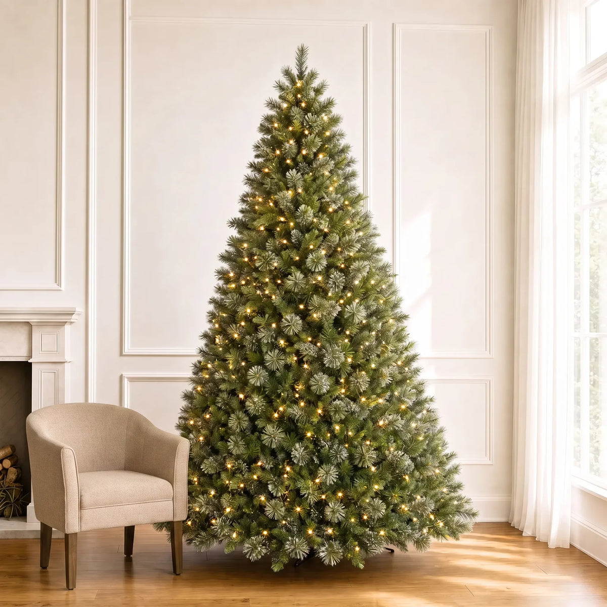 Holidynamics Dynamic RGBWW Pre-Lit Christmas Tree — Scotch Pine / 10'