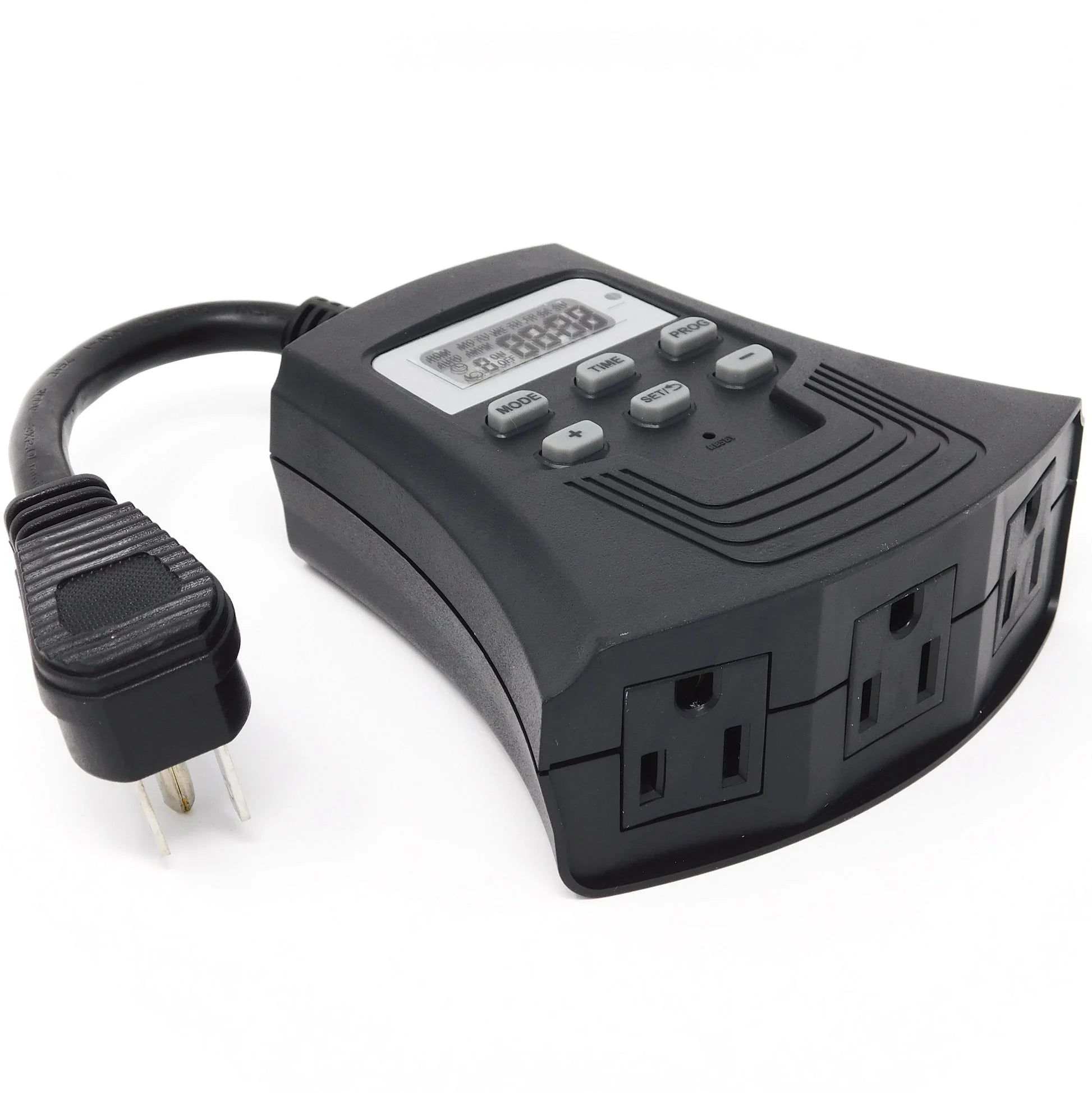 15 AMP digital timer outlet and housing detail