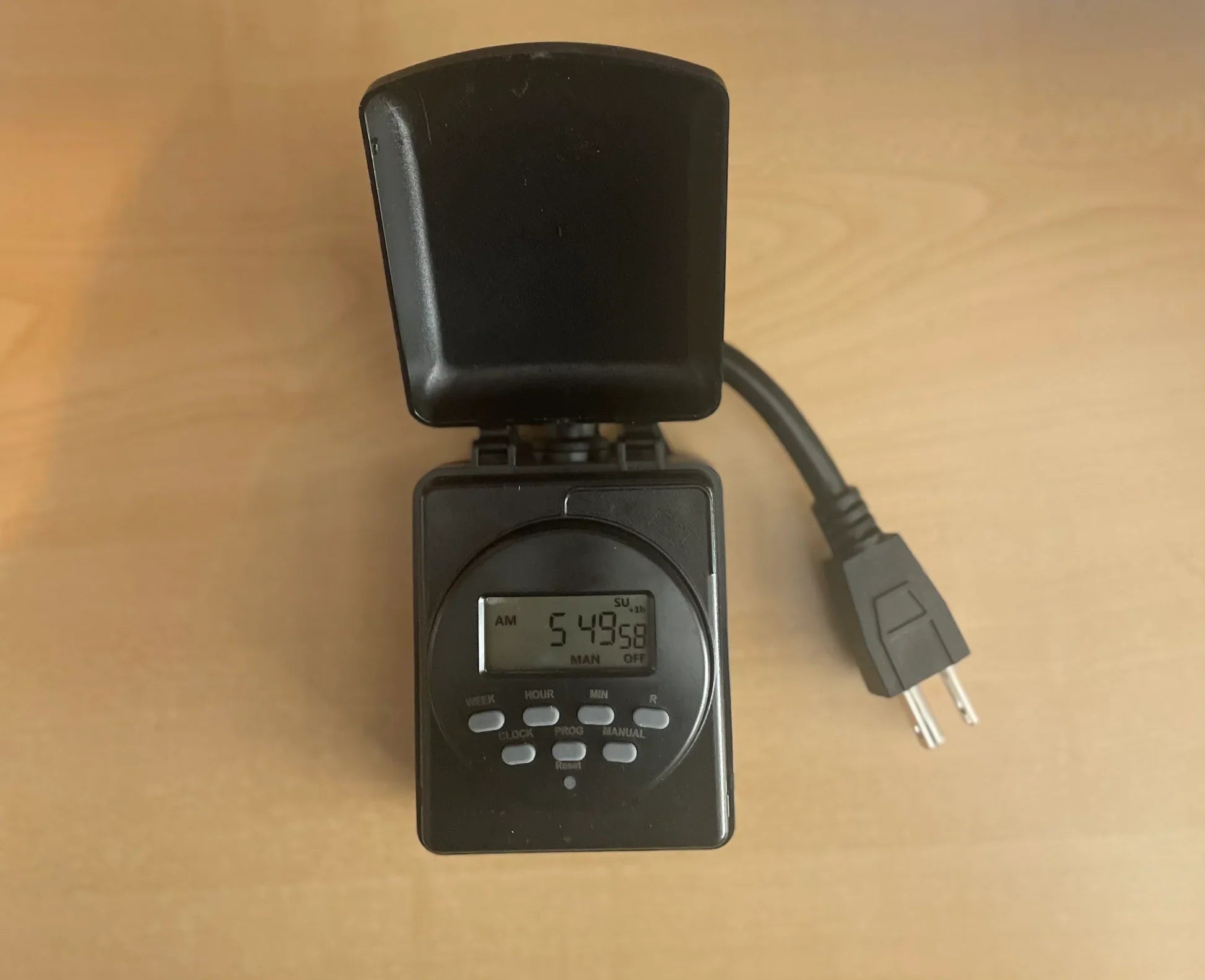 2 outlet weekly digital Christmas light timer