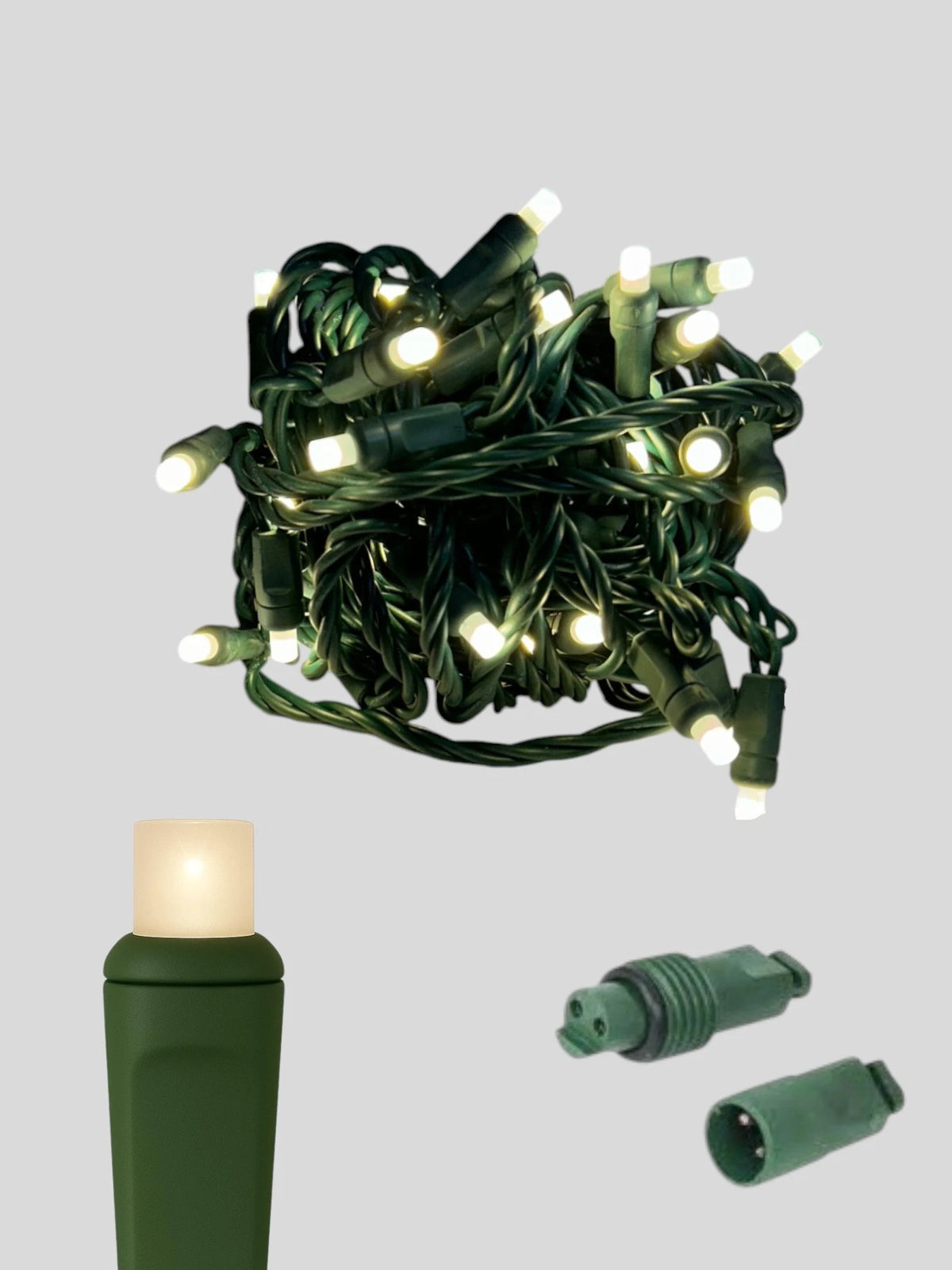 50L Coaxial Concave LED Mini Christmas Lights - Coaxial Mini Christmas Lights Snow String Lights