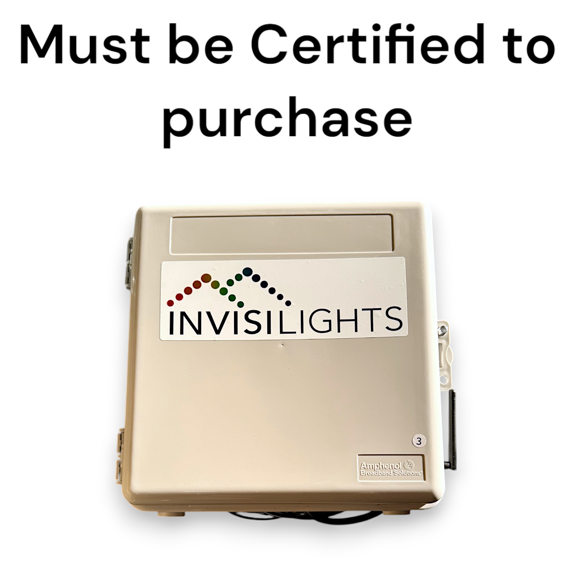 InvisiLights advanced controller certification-required product image