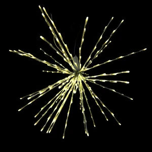 32 inch white-branch Spritzer with 240 warm white LED lights