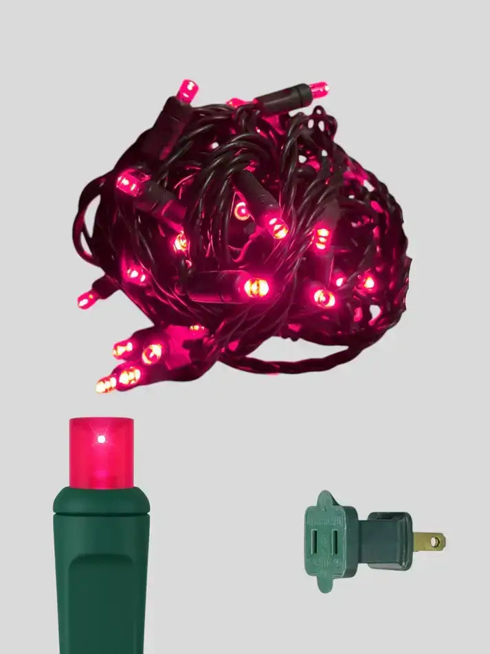 70L 4" Spacing Concave LED Mini Christmas Lights(Ball)