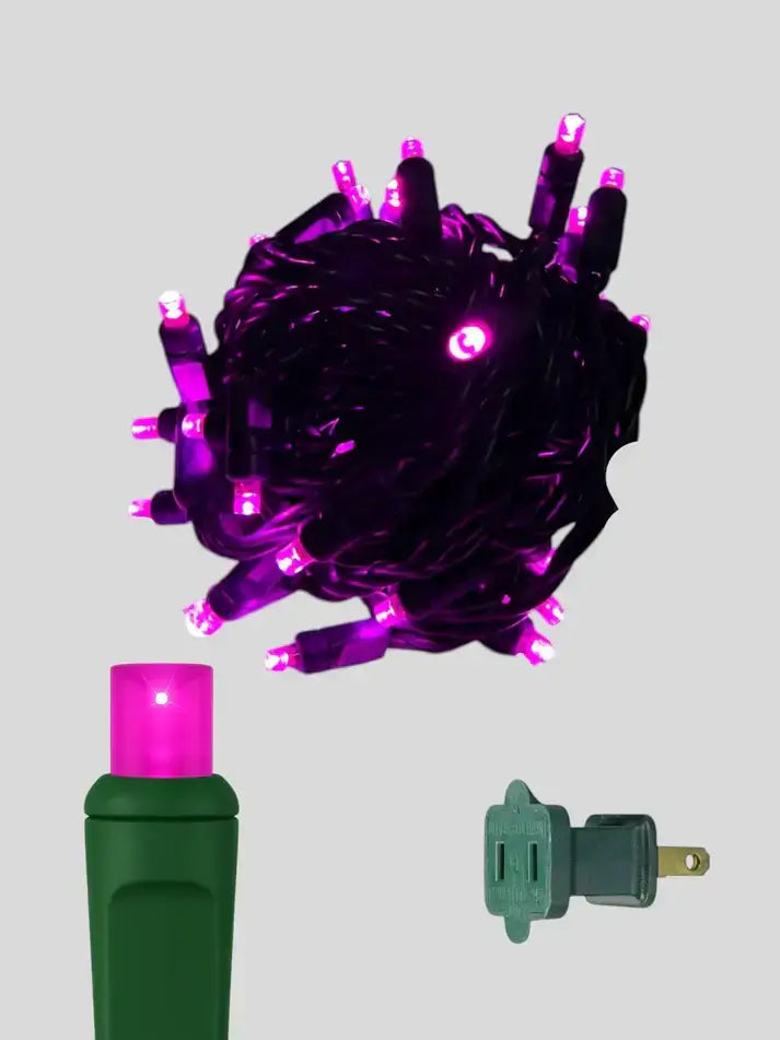 70L 4" Spacing Concave LED Mini Christmas Lights(Ball)