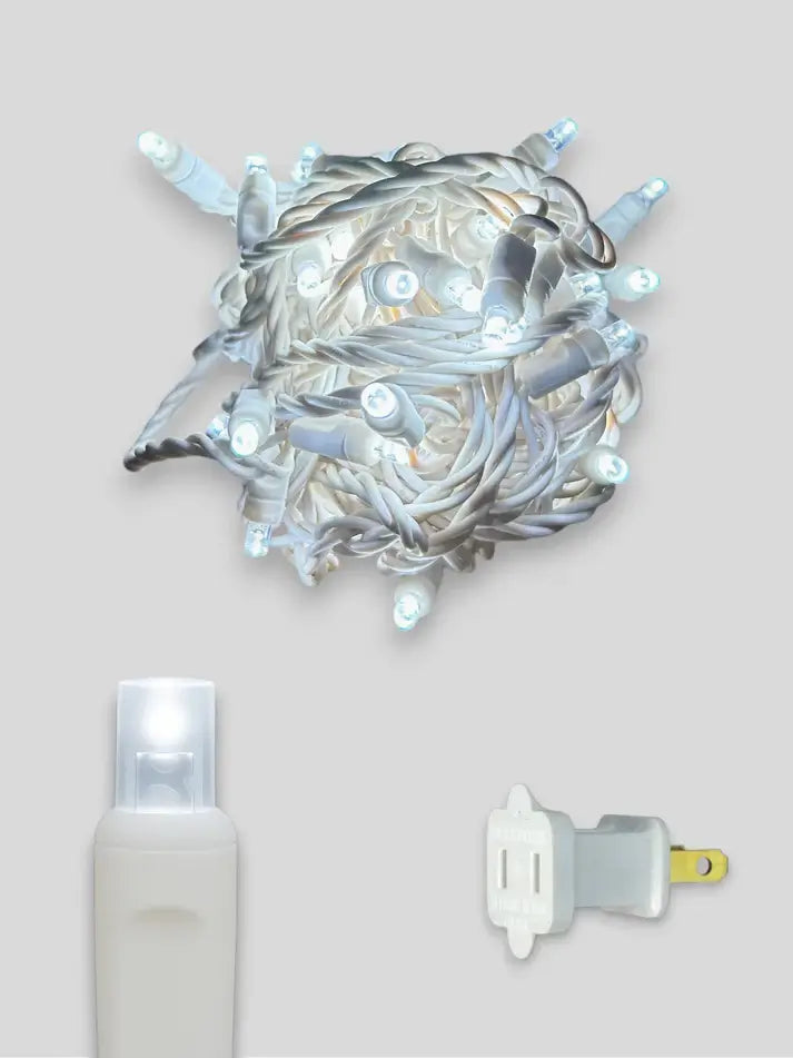 50L 6" Spacing Concave LED Mini Christmas Light (Ball)