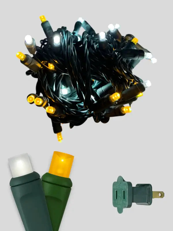 50L 6" Spacing Concave LED Mini Christmas Light (Ball)