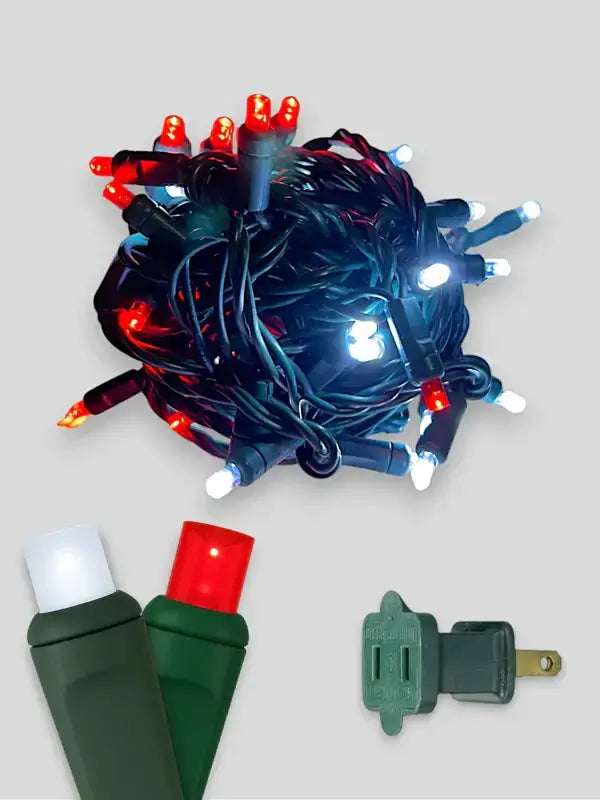 70L 4" Spacing Concave LED Mini Christmas Lights(Ball)