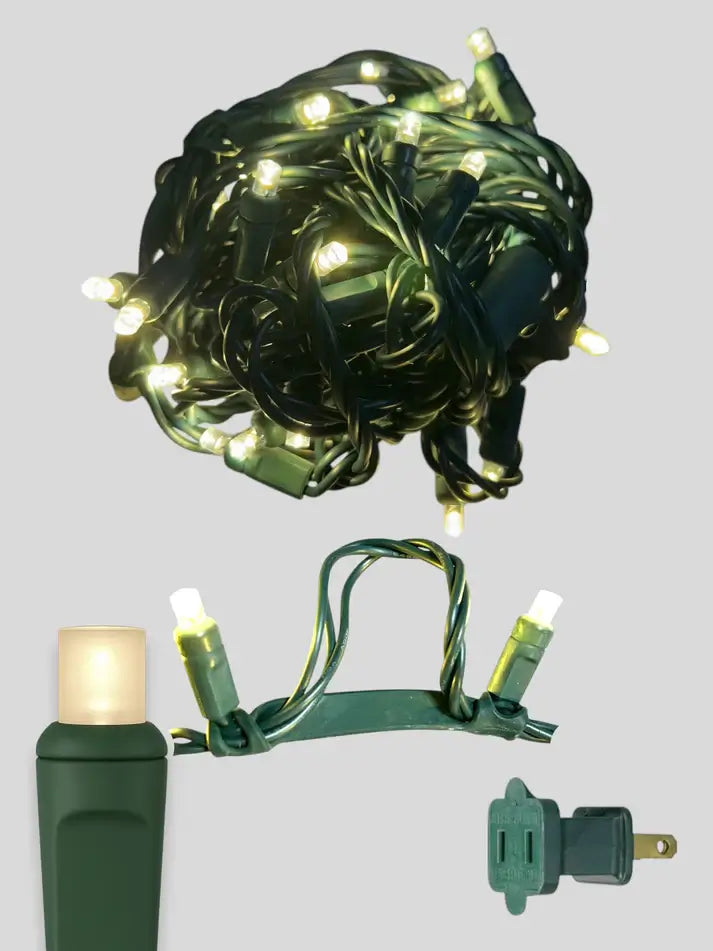 70L 4" Spacing Concave LED Mini Christmas Lights(Ball)