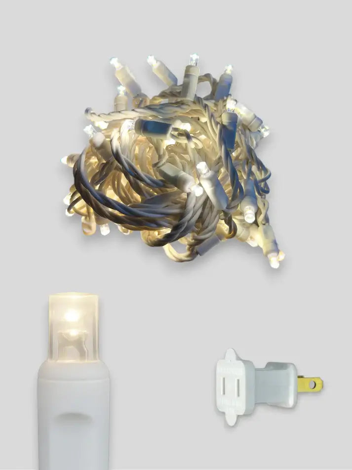 70L 4" Spacing Concave LED Mini Christmas Lights(Ball)