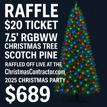 7.5' RGBWW Tree Raffle Ticket