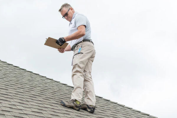 SteepGear pants on a roof