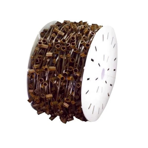 Admiral C7 1000 foot 12 inch spacing SPT-1 socket spool brown