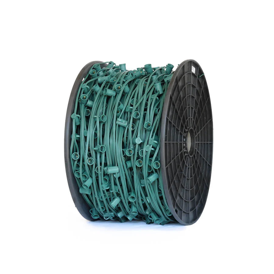 Admiral C7 1000 foot 12 inch spacing SPT-1 socket spool green