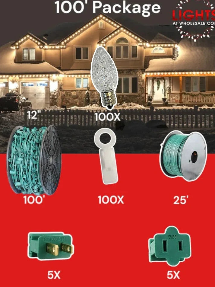 C7 100 foot Christmas Light Pro Package source configuration 01