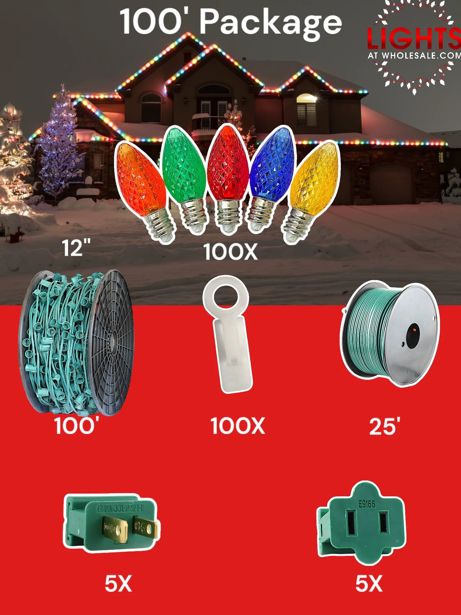 C7 100 foot Christmas Light Pro Package source configuration 05