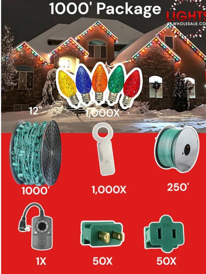 C7 1000 foot Christmas Light Pro Package source configuration 02