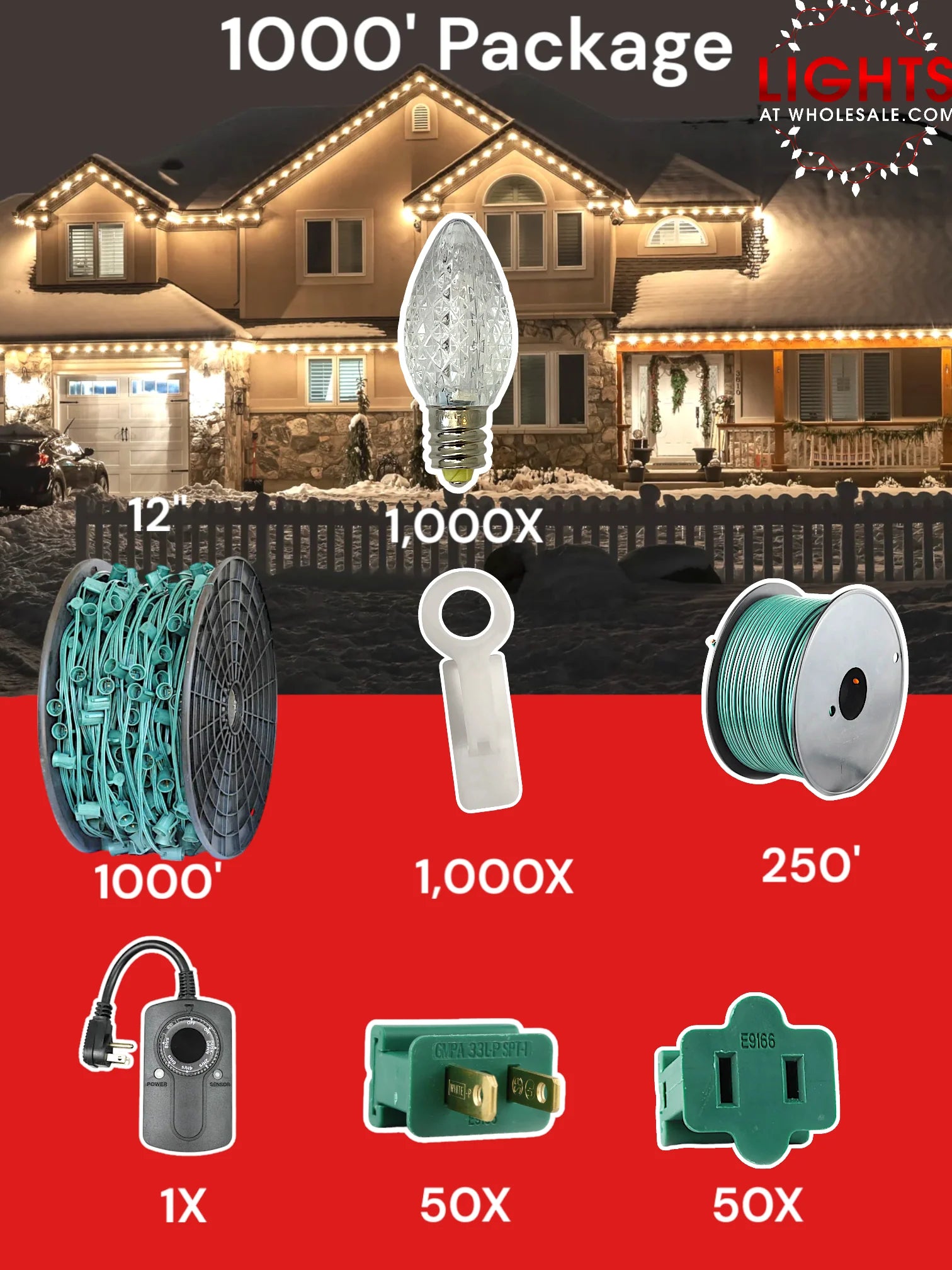 C7 1000 foot Christmas Light Pro Package source configuration 03