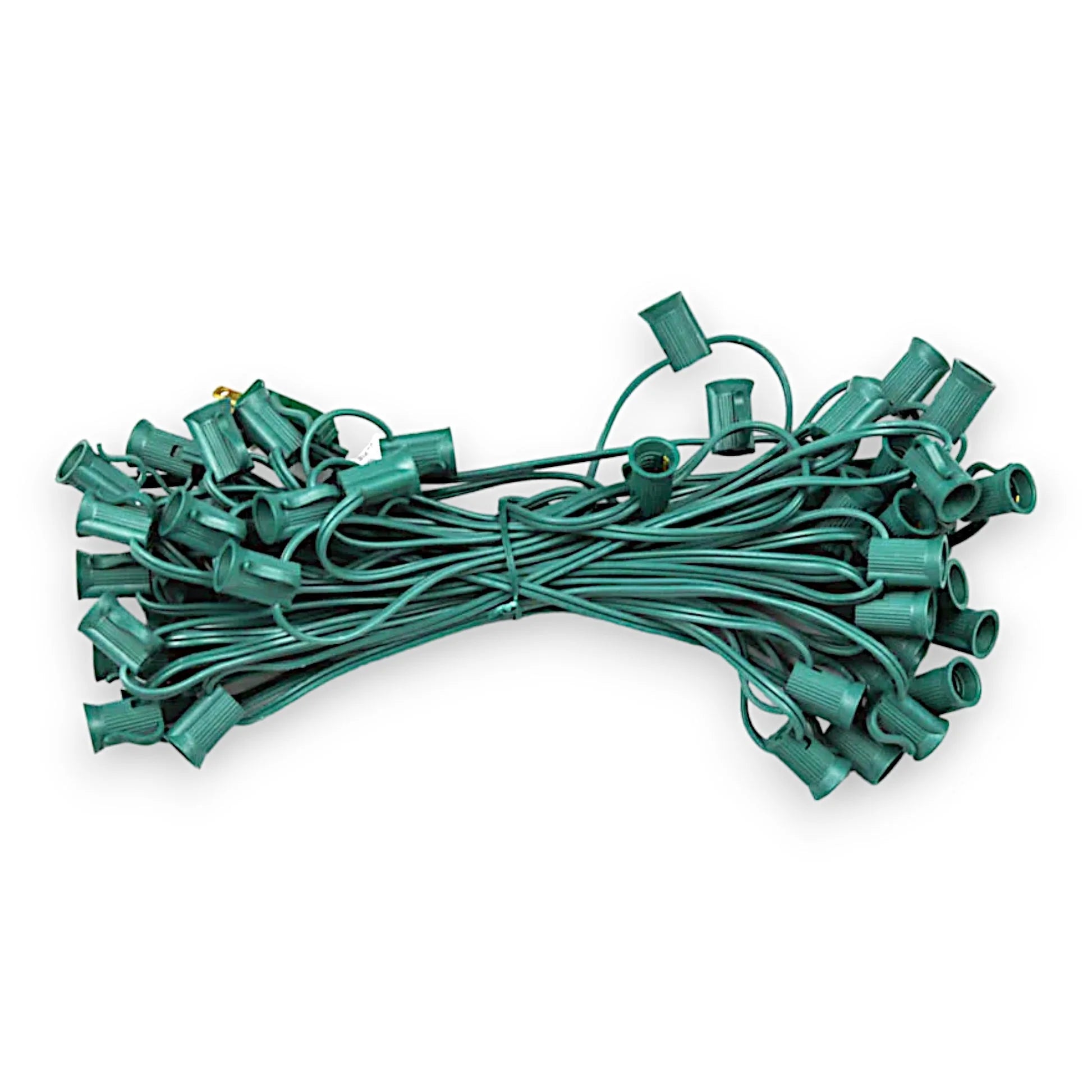 C7 50 foot 12 inch spacing green socket wire stringer