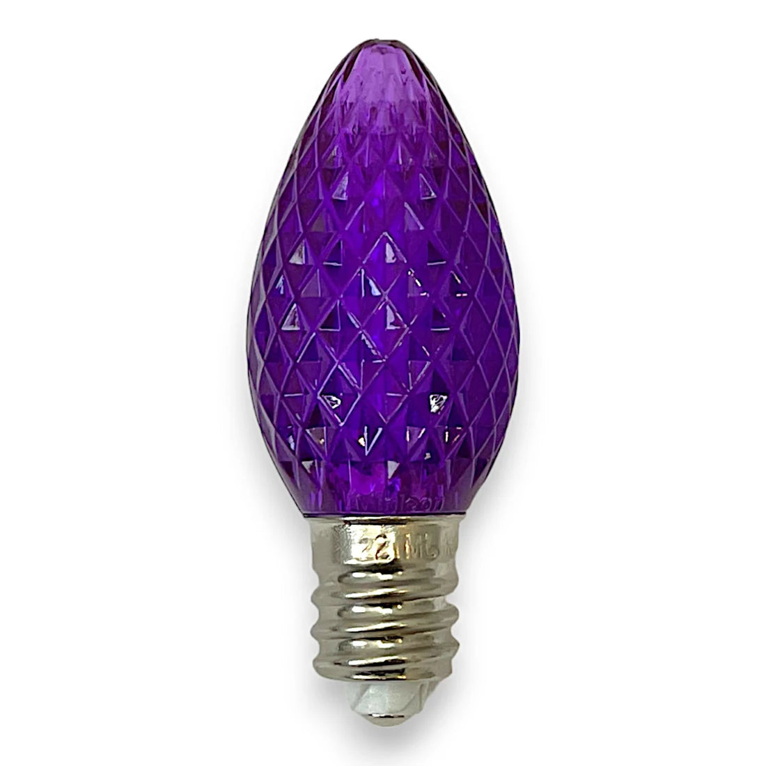Minleon C7 purple LED Christmas light bulb