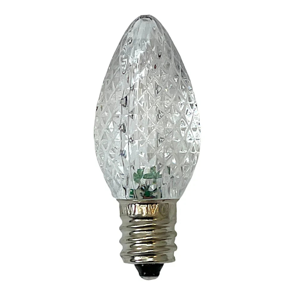 Minleon C7 warm white LED Christmas light bulb