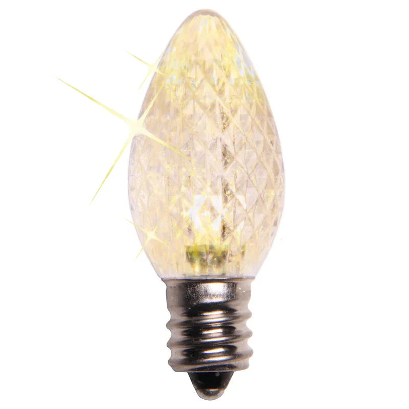 Minleon C7 warm white LED Christmas light bulb
