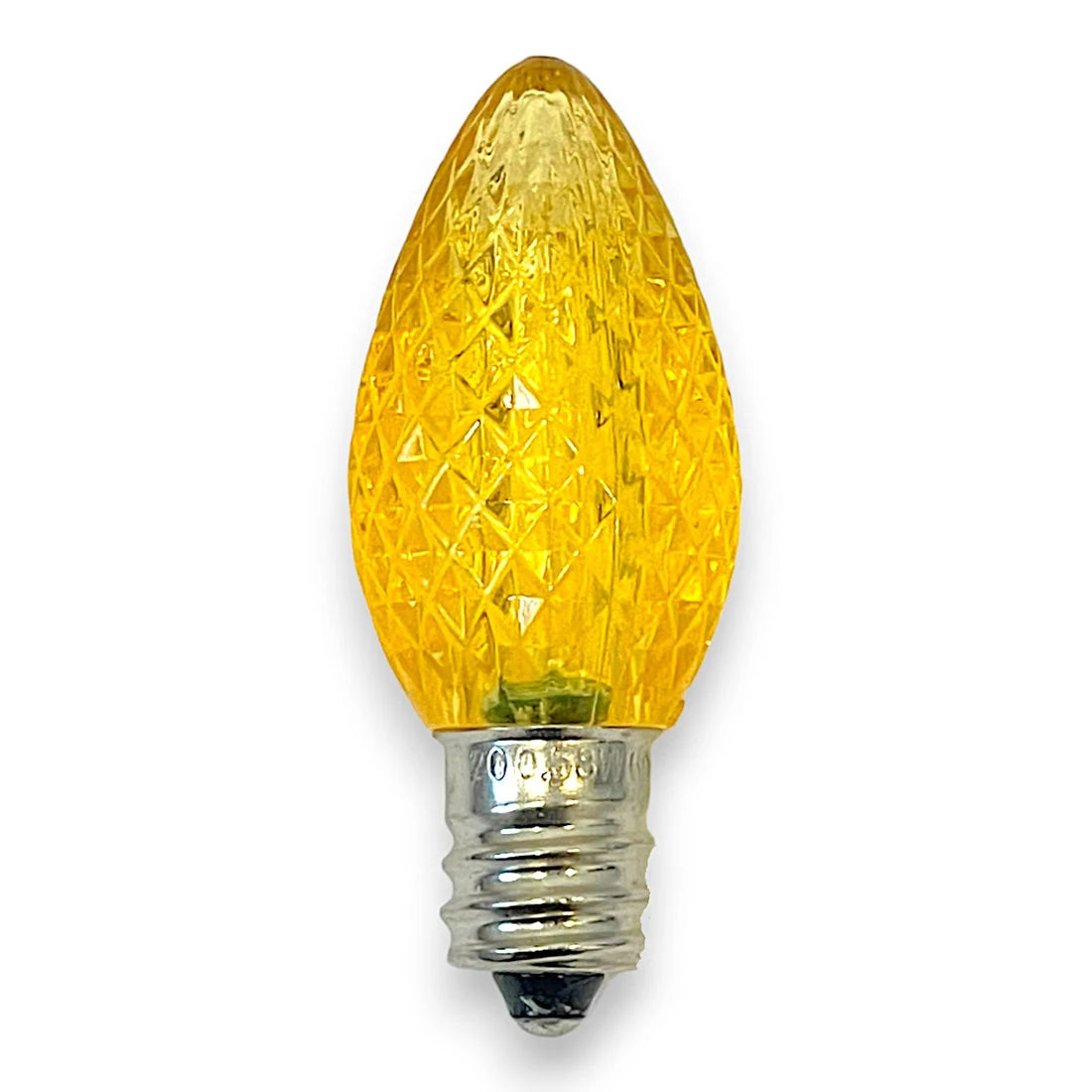 Minleon C7 yellow LED Christmas light bulb