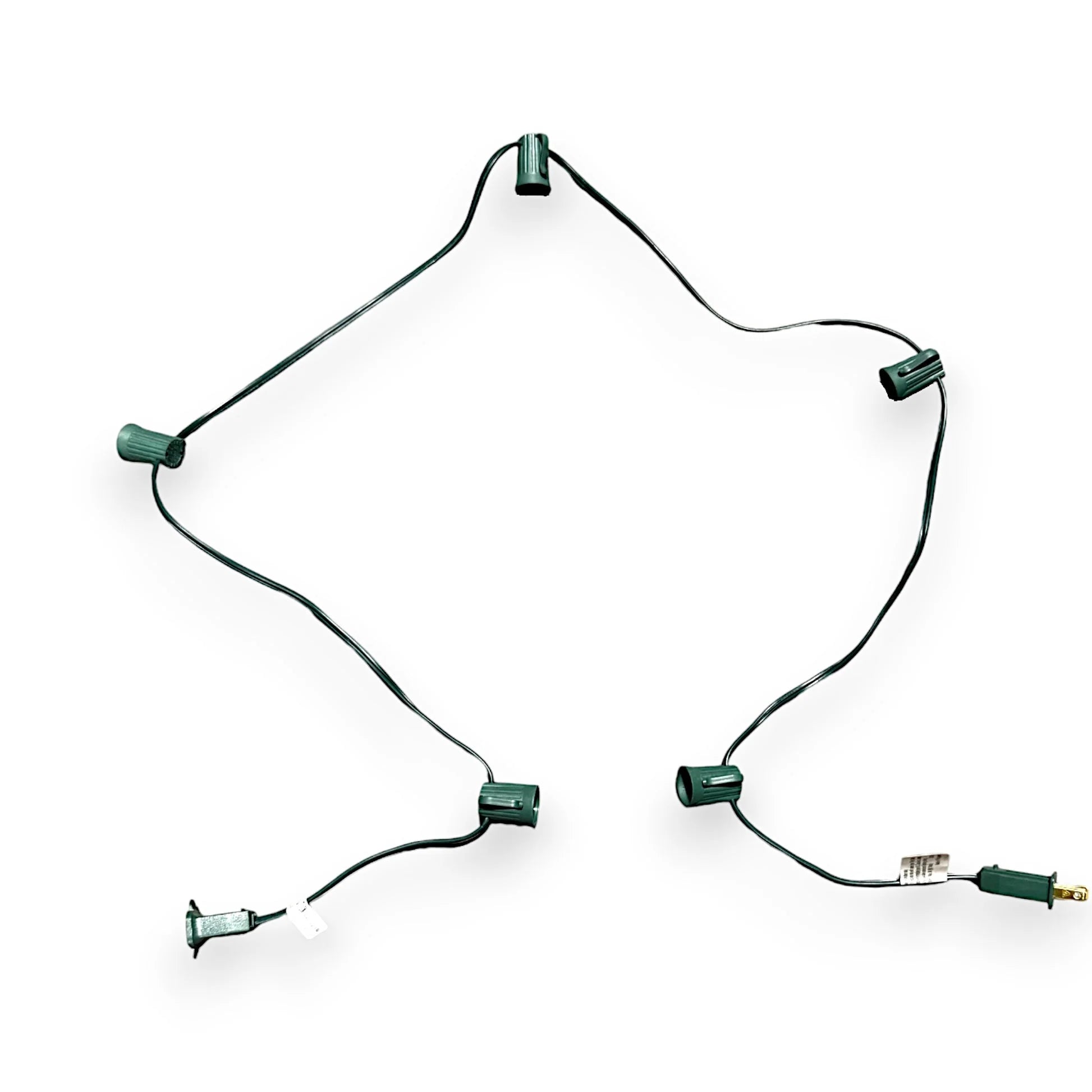 C9 5 foot 12 inch spacing green socket wire stringer