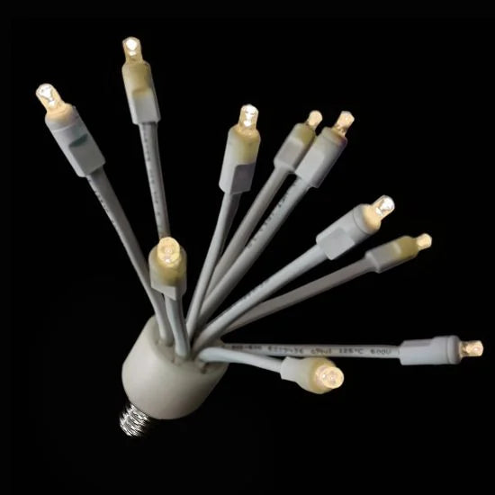 C9 Glitzer RGBWW Warm White Lights w/white base product image