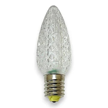 C9 Minleon warm white twinkle LED bulb