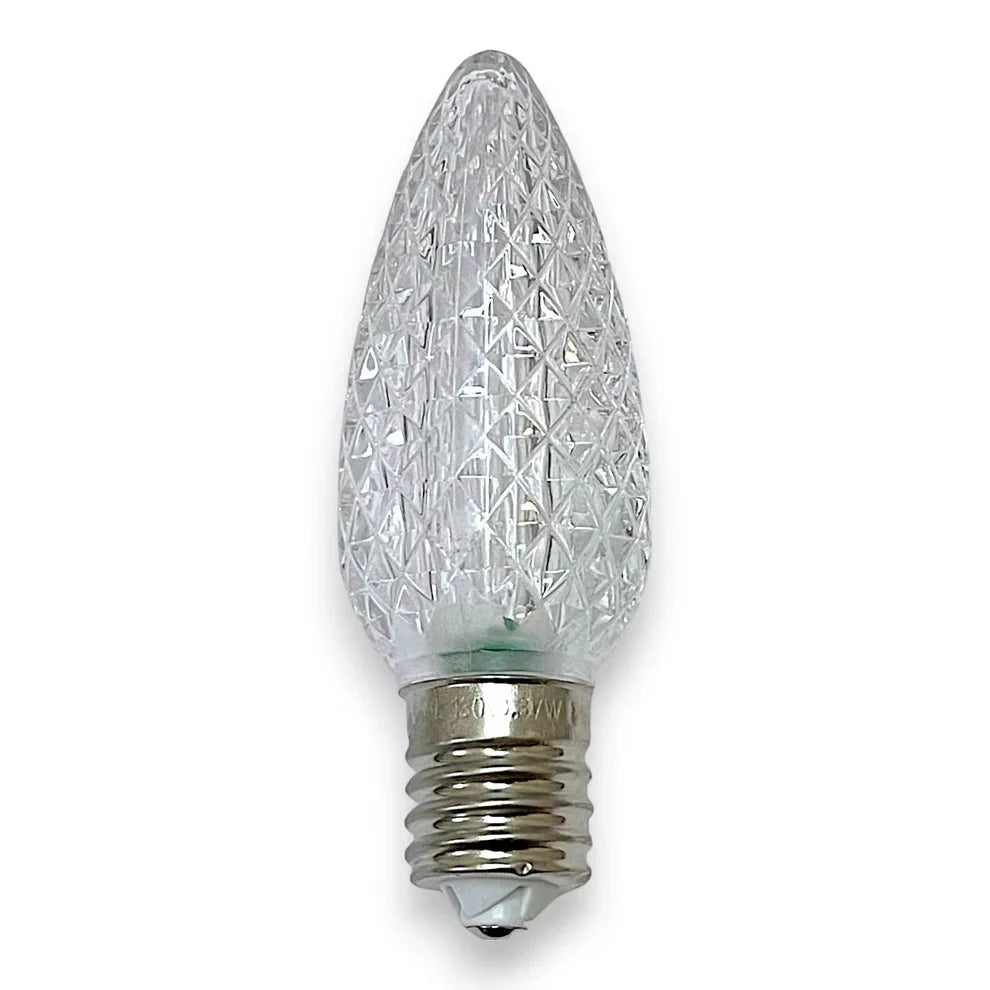 C9 Minleon pure white twinkle LED bulb