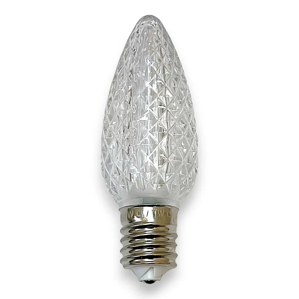 C9 Minleon cool white twinkle LED bulb