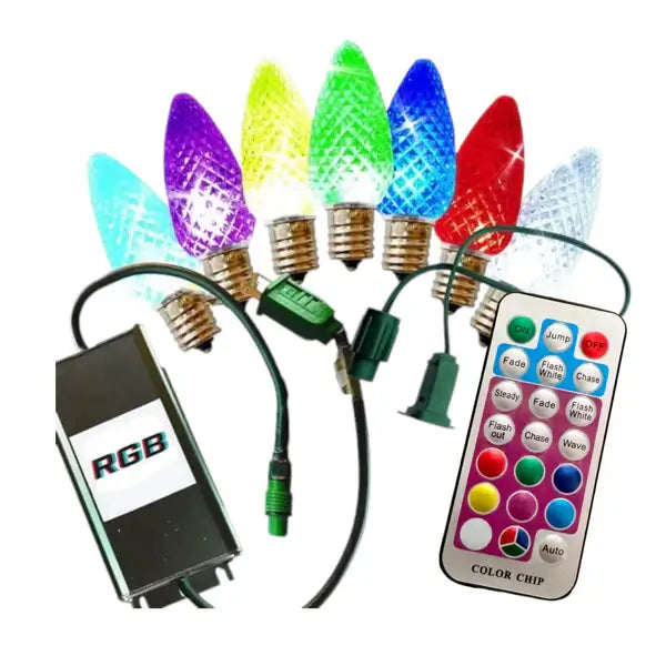 C9 RGB bulbs and kit