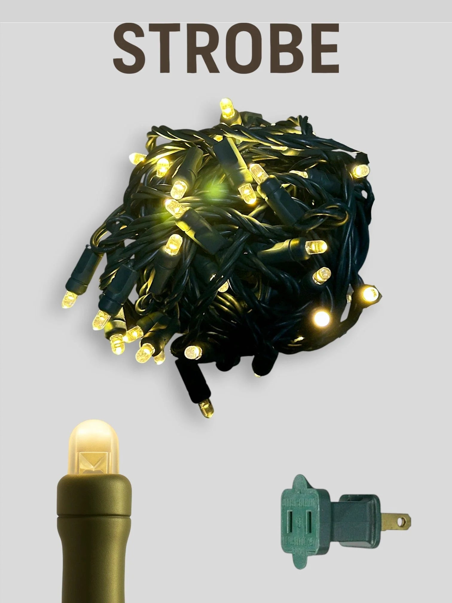 Convex 50L 6 inch spacing strobe mini Christmas lights