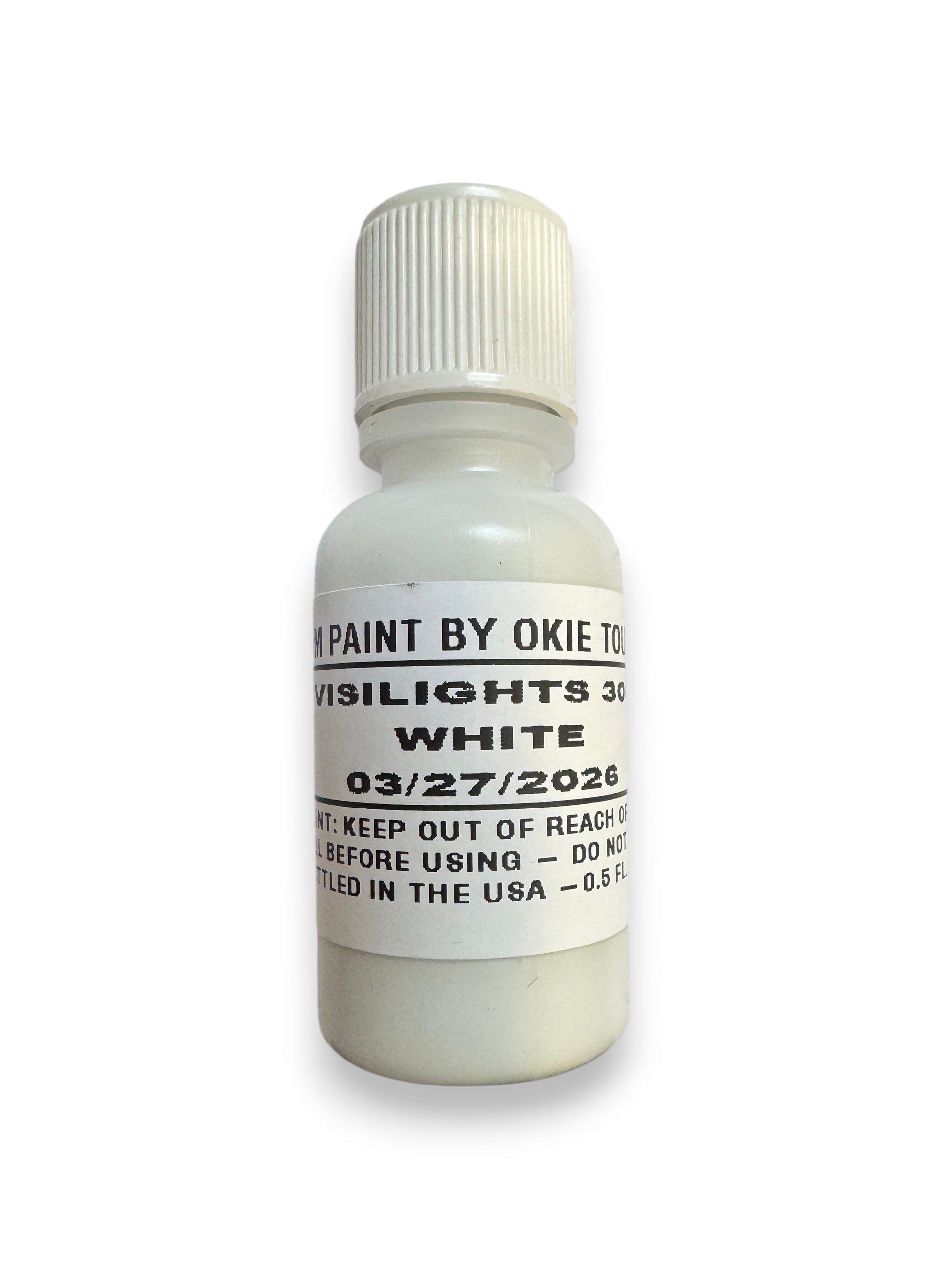 White InvisiLights channel touch-up paint bottle