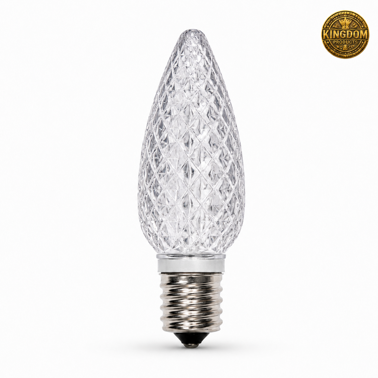 Kingdom Bulb C9 Pure White 4200K with silver identification ring