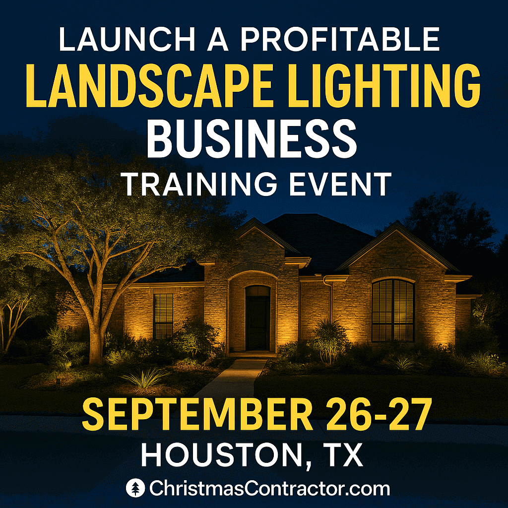 RGBWW Landscape Lighting Training - Houston Texas 2025