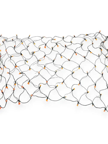 Mini LED christmas net lights orange