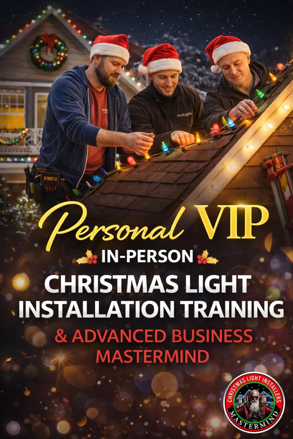 Personal VIP In-Person Christmas Light Installation Training & Advanced Business Mastermind