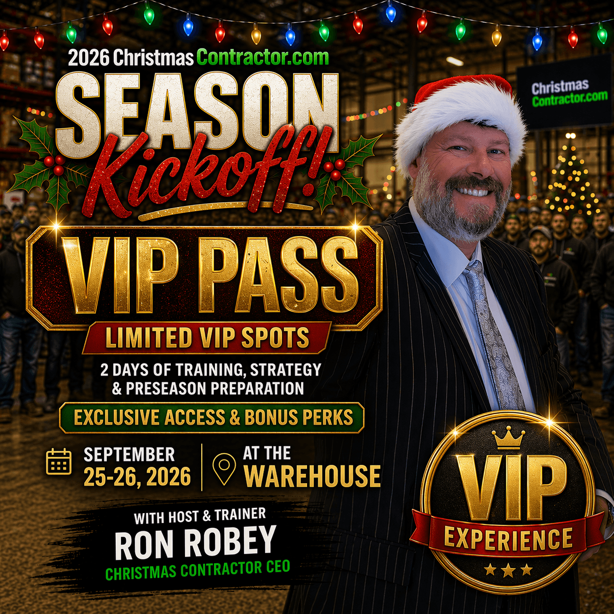 VIP Christmas training with Ron Robey from Houston Texas