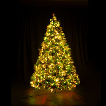 7.5' Dynamic RGBWW LED Scotch Pine FULL
