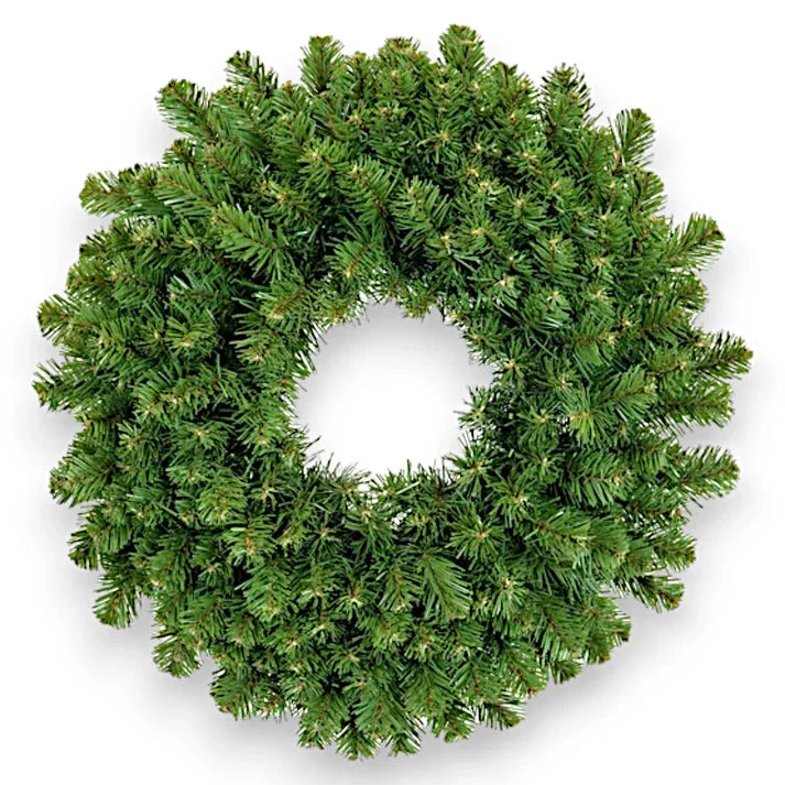 24 inch Sequoia Fir wreath unlit