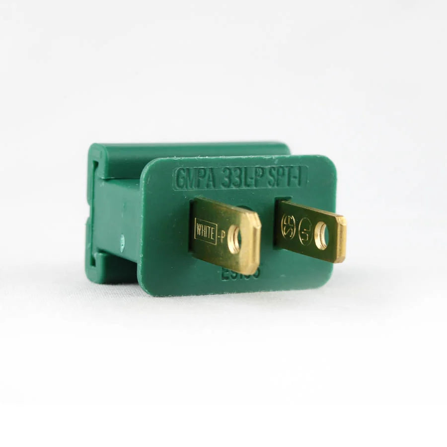 Green SPT-2 male zip plug